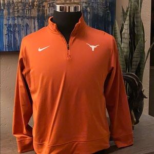 Men’s NIKE Texas Longhorns Dri-Fit 1/4 Zip